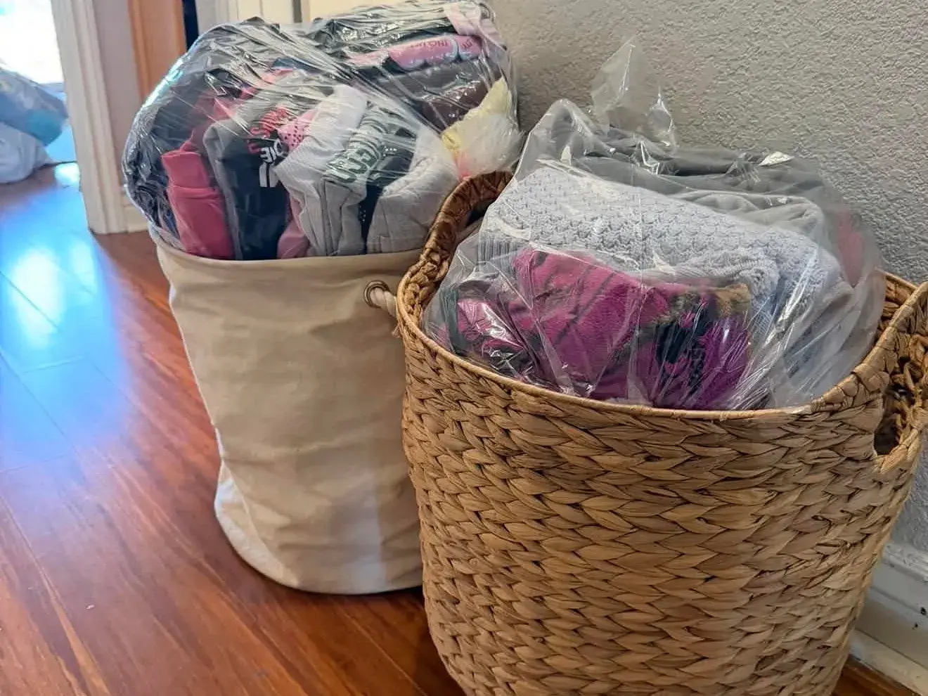 After laundry service
